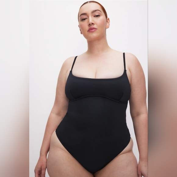 Good American Black Scuba Flexi Wire Bodysuit - Picture 2 of 12